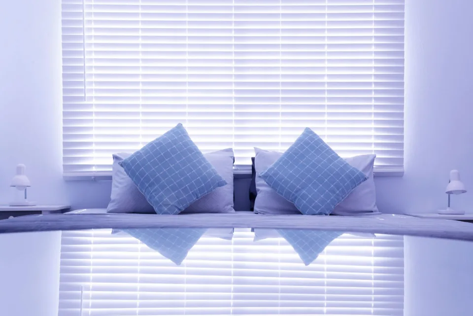 Khu vực tiếp khách buổi sáng